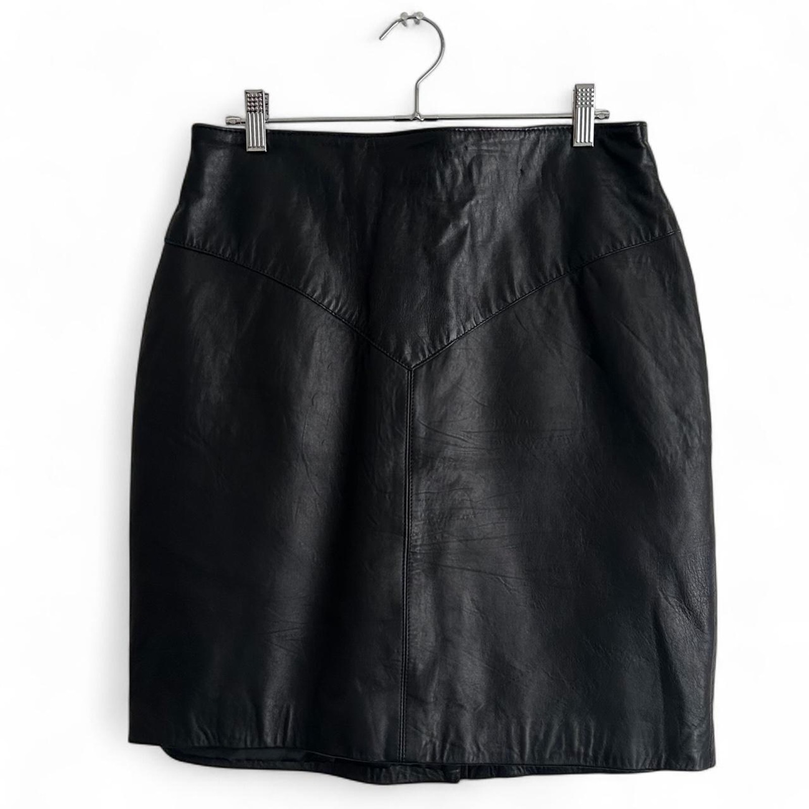 Vintage Genuine Leather Skirt Vintage